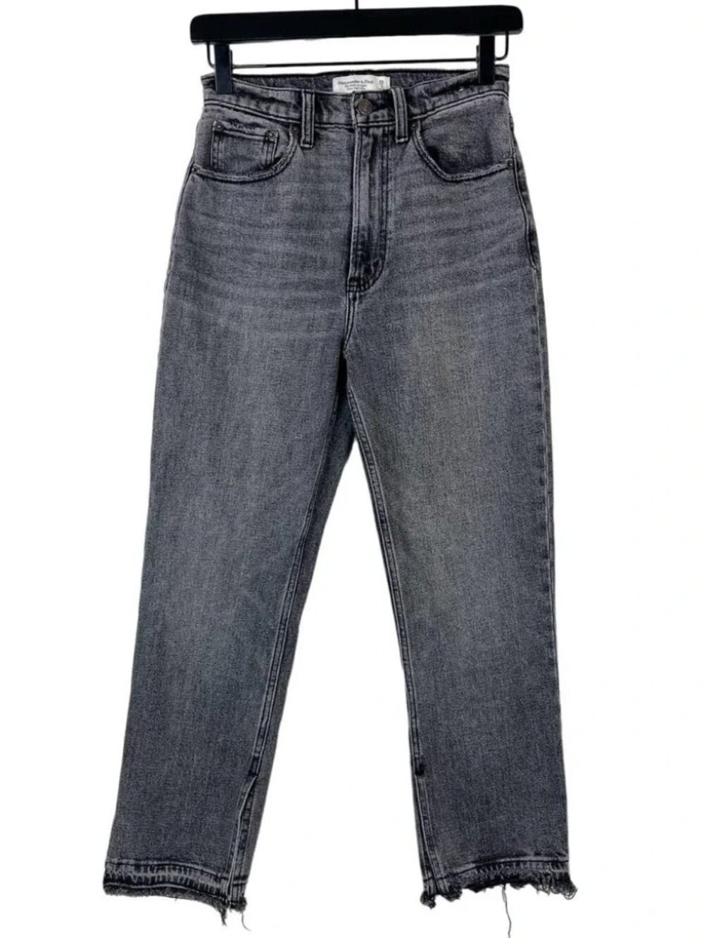 Abercrombie & Fitch (26/2 Short) Ankle Straight Ultra High Rise Curve Love Jeans